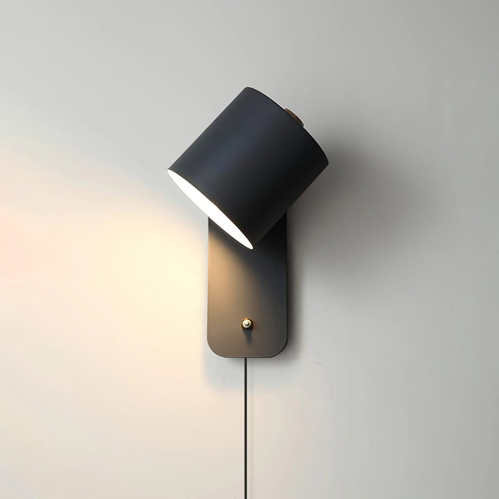 Modern Nordic wall lamp mounted on a wall